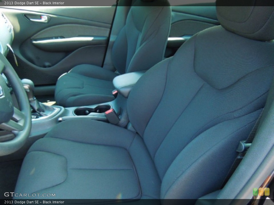 Black Interior Front Seat for the 2013 Dodge Dart SE #69534087