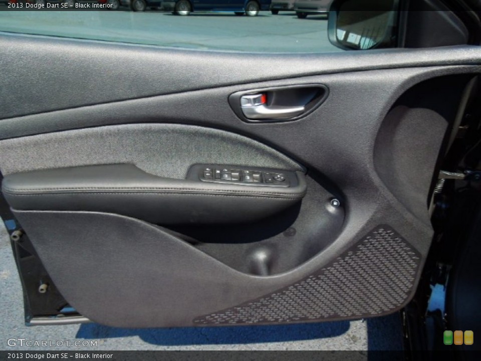 Black Interior Door Panel for the 2013 Dodge Dart SE #69534096