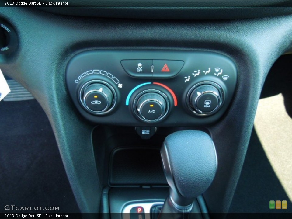 Black Interior Controls for the 2013 Dodge Dart SE #69534120