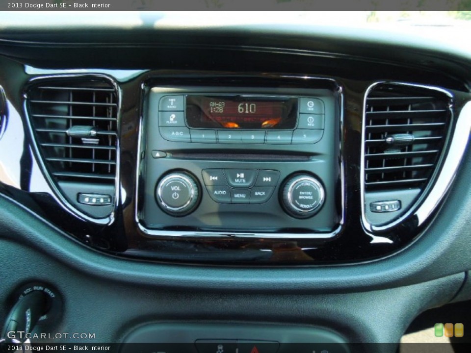 Black Interior Controls for the 2013 Dodge Dart SE #69534129