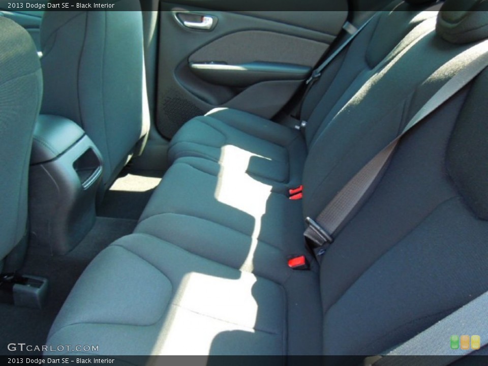 Black Interior Rear Seat for the 2013 Dodge Dart SE #69534156
