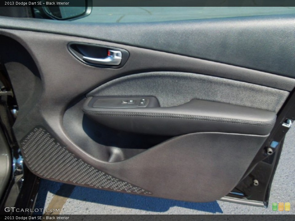 Black Interior Door Panel for the 2013 Dodge Dart SE #69534222