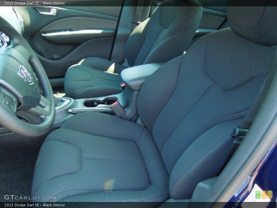 Black Interior Front Seat for the 2013 Dodge Dart SE #69534339