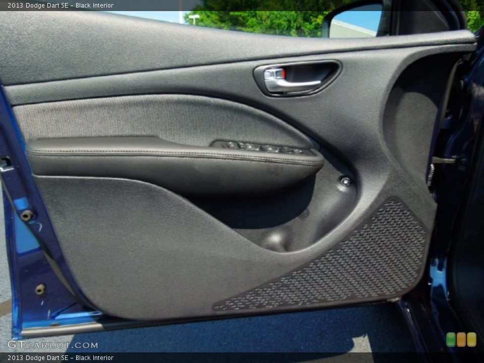Black Interior Door Panel for the 2013 Dodge Dart SE #69534351