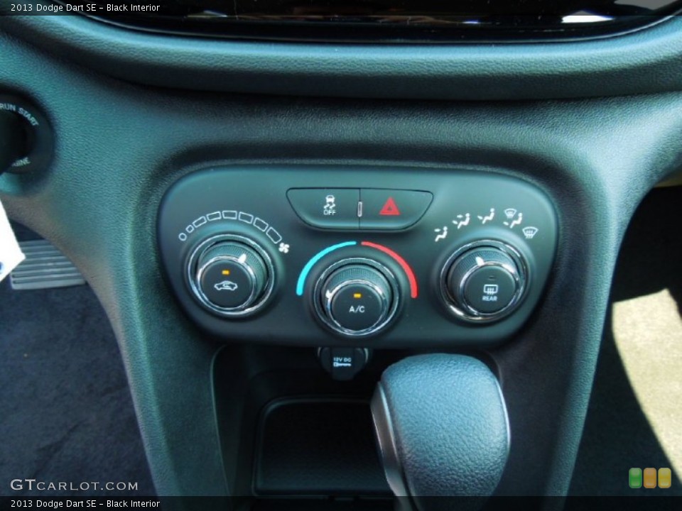 Black Interior Controls for the 2013 Dodge Dart SE #69534369