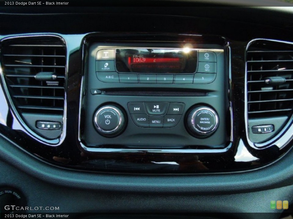 Black Interior Controls for the 2013 Dodge Dart SE #69534380