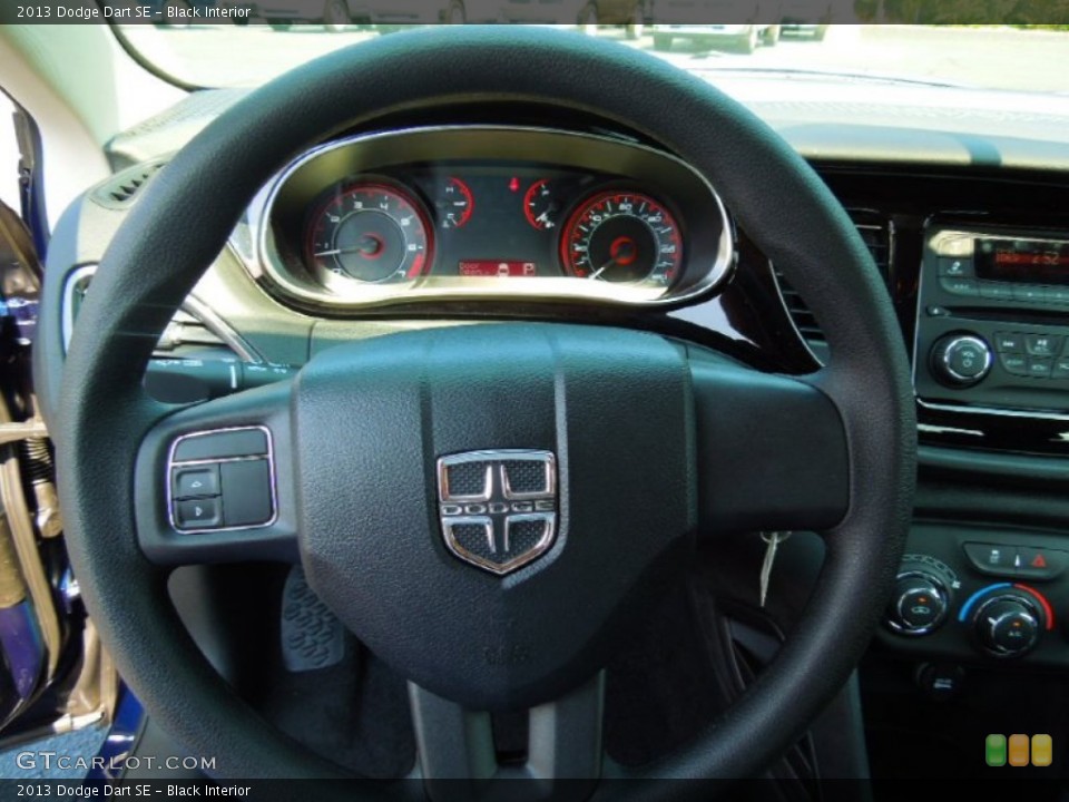 Black Interior Steering Wheel for the 2013 Dodge Dart SE #69534390