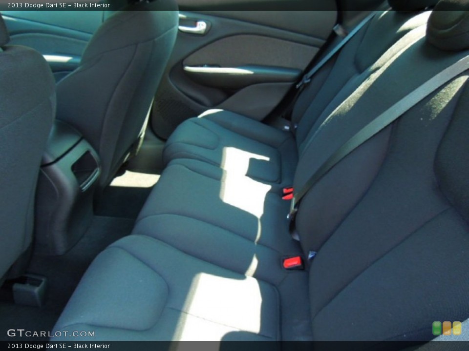 Black Interior Rear Seat for the 2013 Dodge Dart SE #69534405