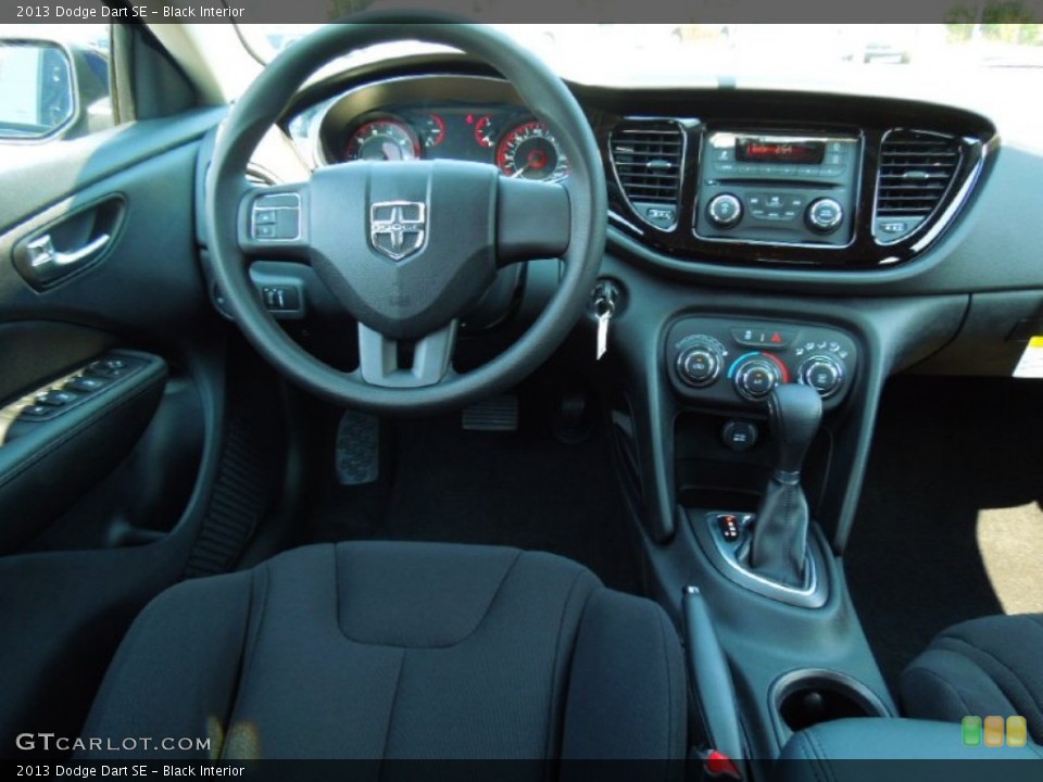Black Interior Dashboard for the 2013 Dodge Dart SE #69534414