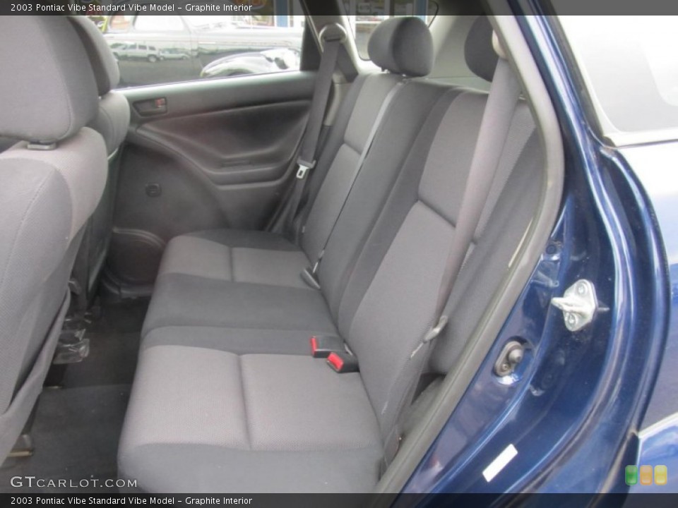 Graphite Interior Rear Seat for the 2003 Pontiac Vibe  #69534462