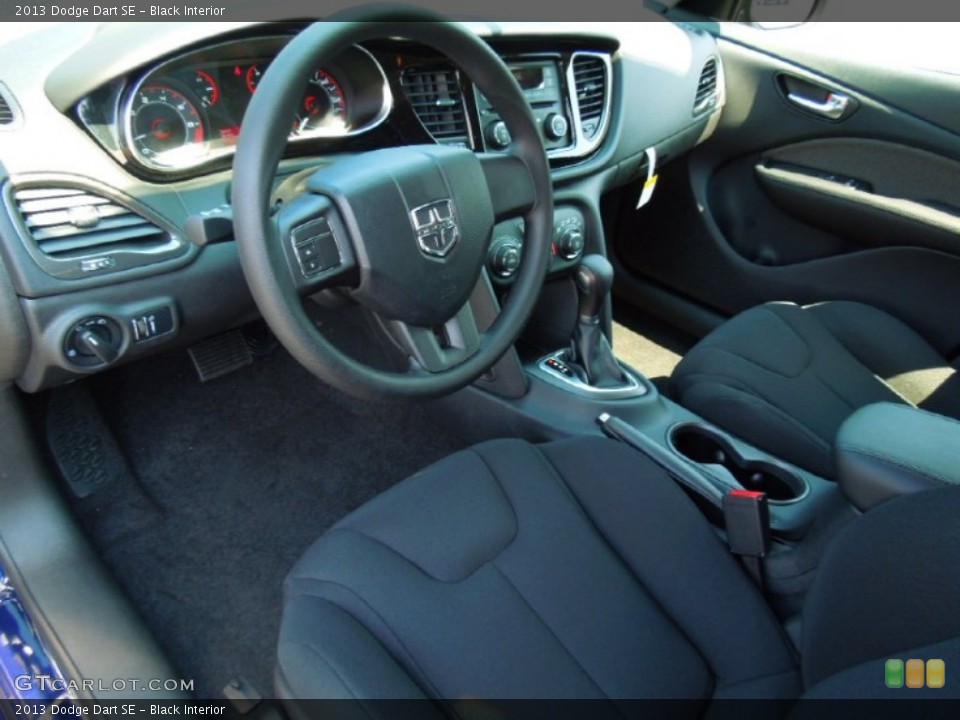 Black Interior Prime Interior for the 2013 Dodge Dart SE #69534495