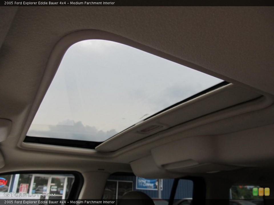 Medium Parchment Interior Sunroof for the 2005 Ford Explorer Eddie Bauer 4x4 #69535350