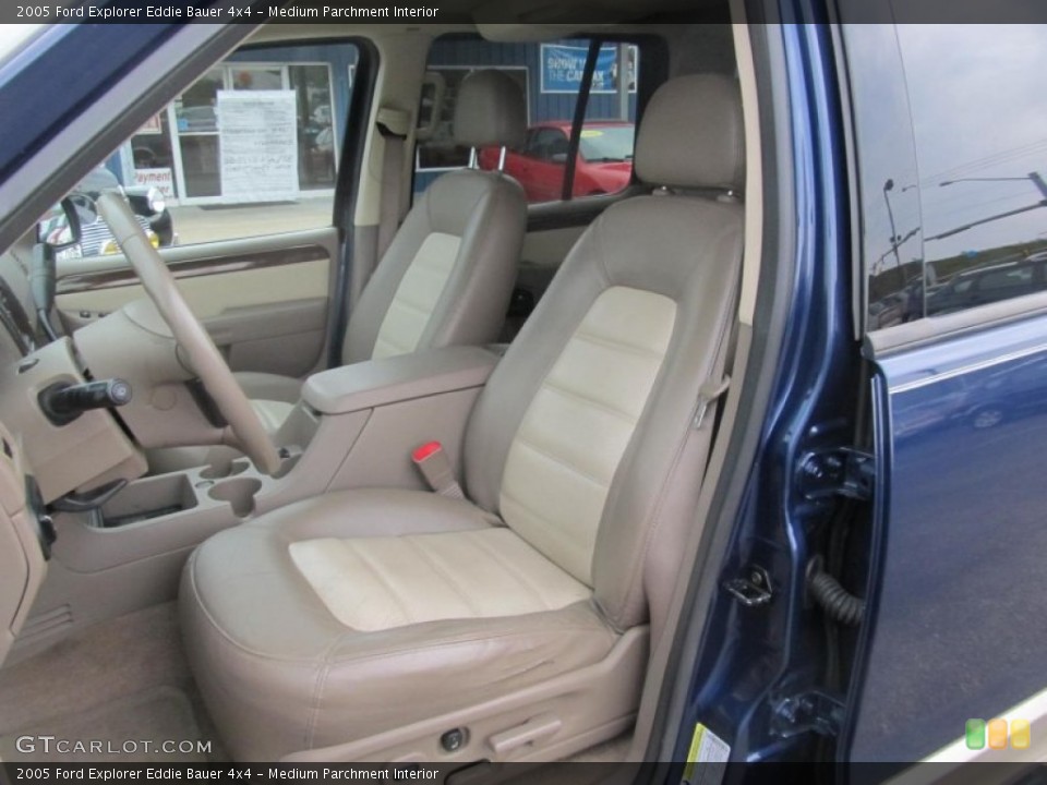 Medium Parchment Interior Front Seat for the 2005 Ford Explorer Eddie Bauer 4x4 #69535359