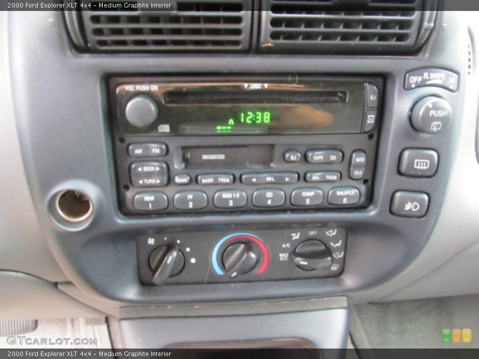 Medium Graphite Interior Controls for the 2000 Ford Explorer XLT 4x4 #69535671