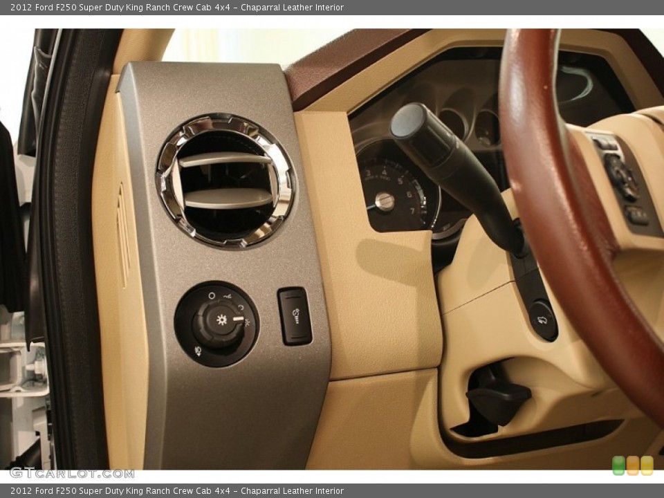 Chaparral Leather Interior Controls for the 2012 Ford F250 Super Duty King Ranch Crew Cab 4x4 #69536217