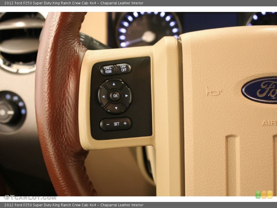 Chaparral Leather Interior Controls for the 2012 Ford F250 Super Duty King Ranch Crew Cab 4x4 #69536270