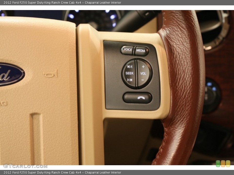 Chaparral Leather Interior Controls for the 2012 Ford F250 Super Duty King Ranch Crew Cab 4x4 #69536280