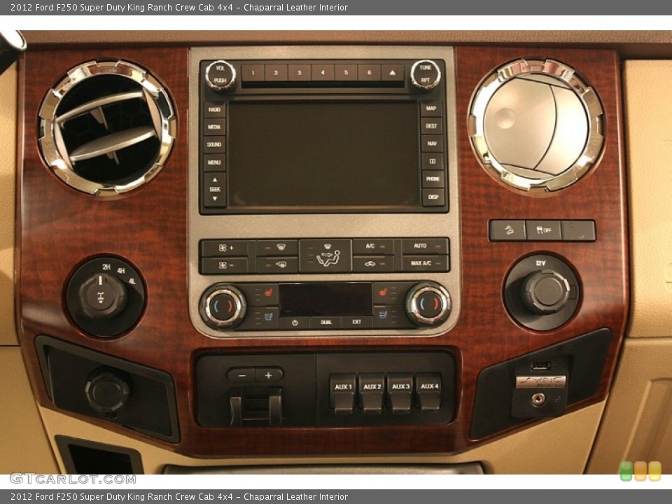Chaparral Leather Interior Controls for the 2012 Ford F250 Super Duty King Ranch Crew Cab 4x4 #69536310