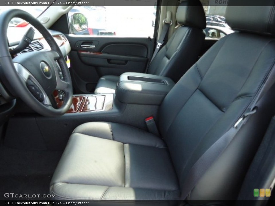 Ebony Interior Photo for the 2013 Chevrolet Suburban LTZ 4x4 #69536679
