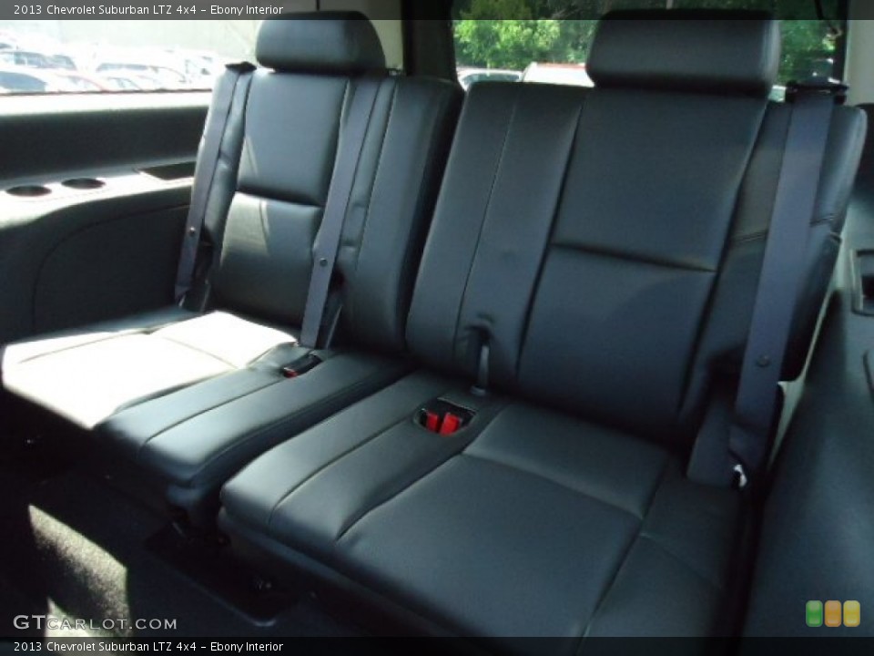 Ebony Interior Rear Seat for the 2013 Chevrolet Suburban LTZ 4x4 #69536694