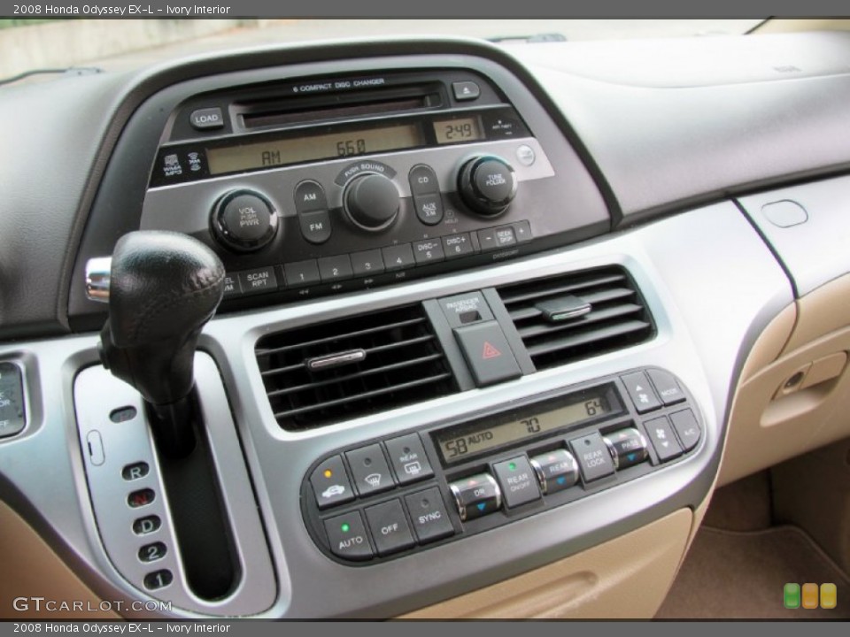 Ivory Interior Controls for the 2008 Honda Odyssey EX-L #69537963