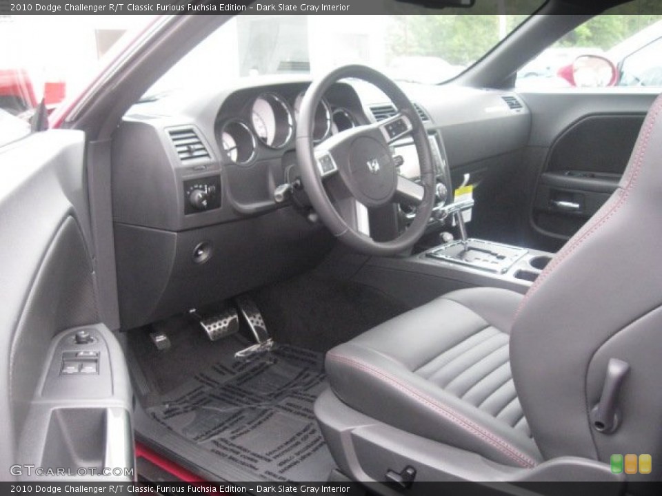 Dark Slate Gray Interior Prime Interior for the 2010 Dodge Challenger R/T Classic Furious Fuchsia Edition #69538620