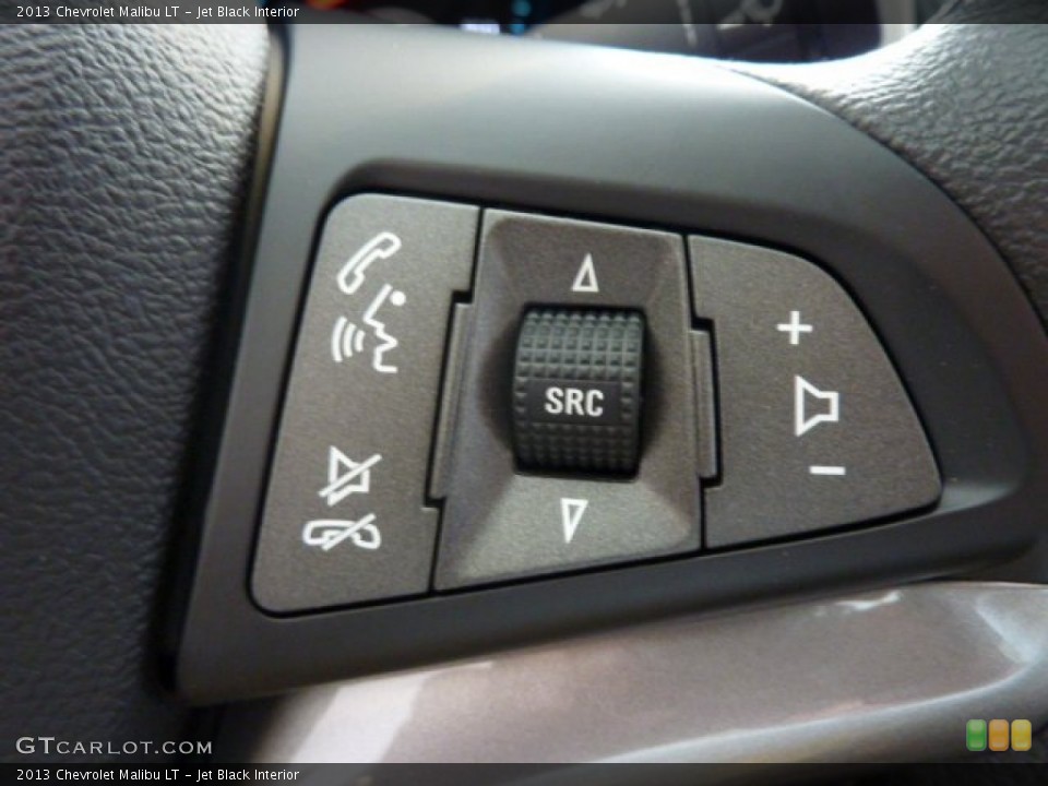 Jet Black Interior Controls for the 2013 Chevrolet Malibu LT #69538881