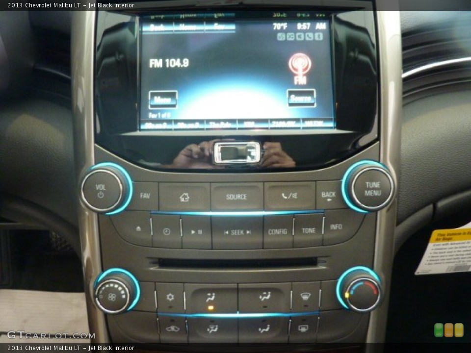 Jet Black Interior Controls for the 2013 Chevrolet Malibu LT #69538890