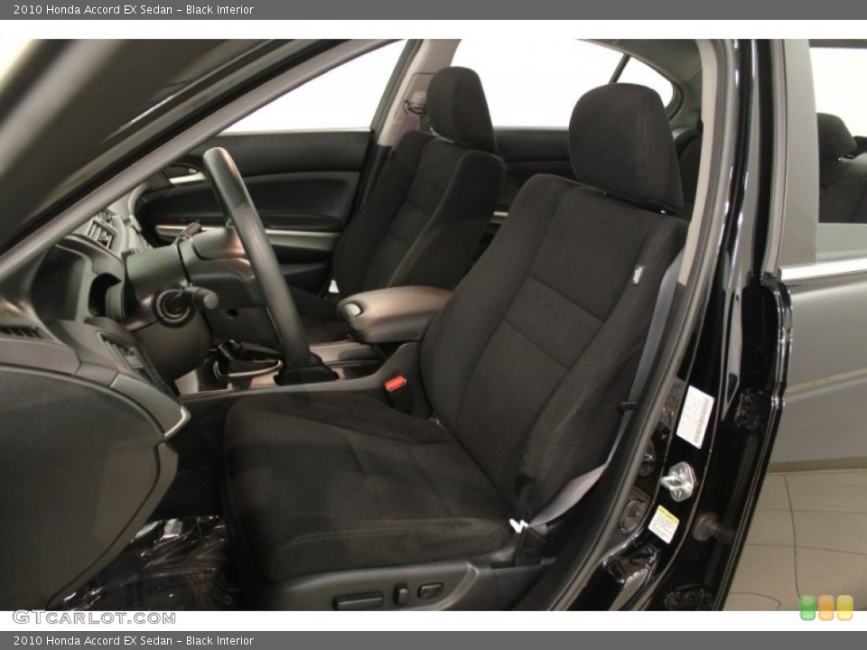 Black Interior Front Seat for the 2010 Honda Accord EX Sedan #69538926