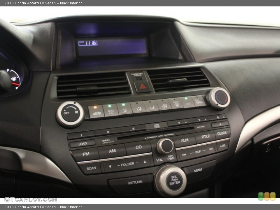 Black Interior Audio System for the 2010 Honda Accord EX Sedan #69538944