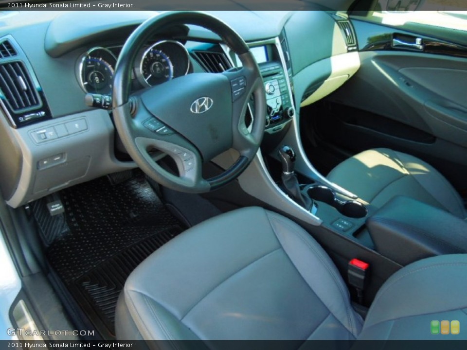 Gray Interior Prime Interior for the 2011 Hyundai Sonata Limited #69539952