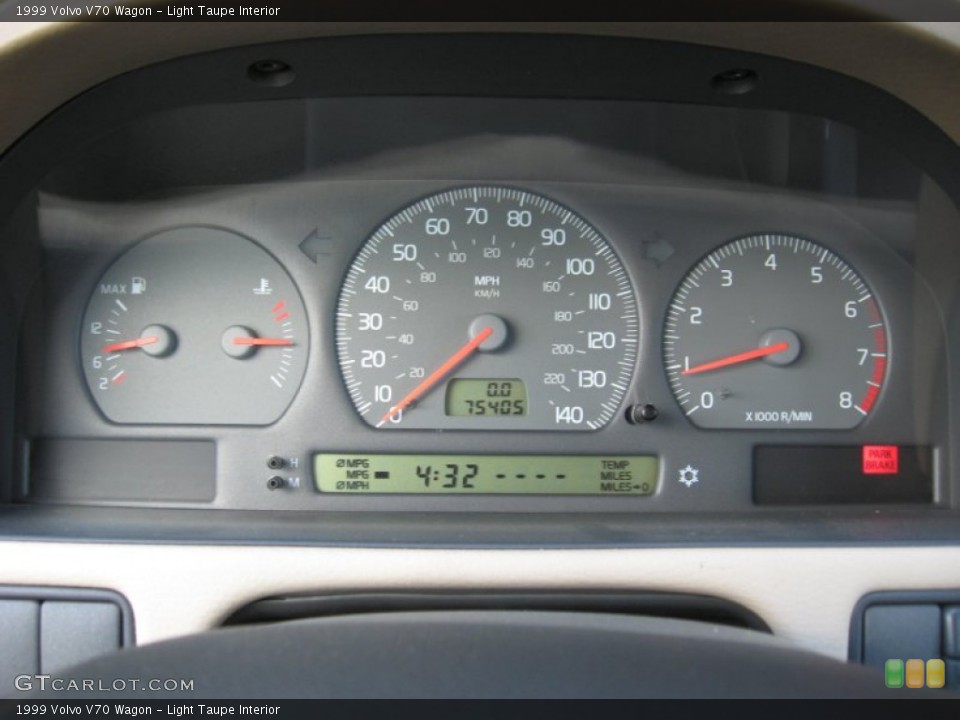 Light Taupe Interior Gauges for the 1999 Volvo V70 Wagon #69540225