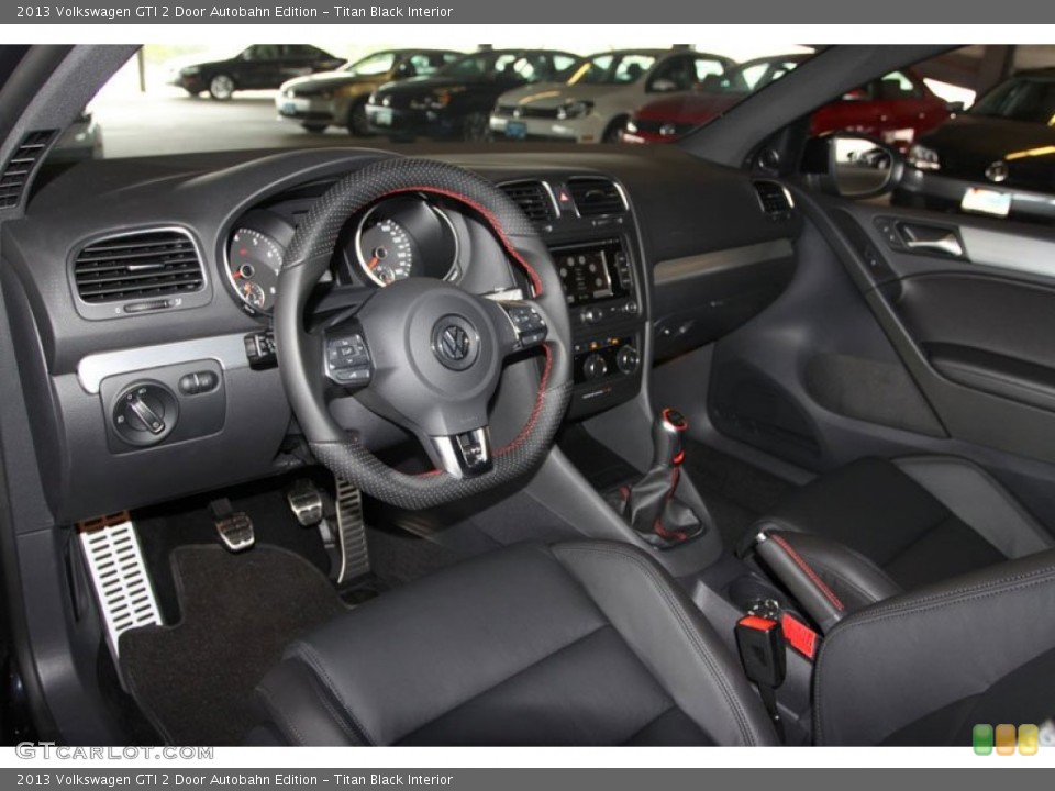 Titan Black Interior Photo for the 2013 Volkswagen GTI 2 Door Autobahn Edition #69540663