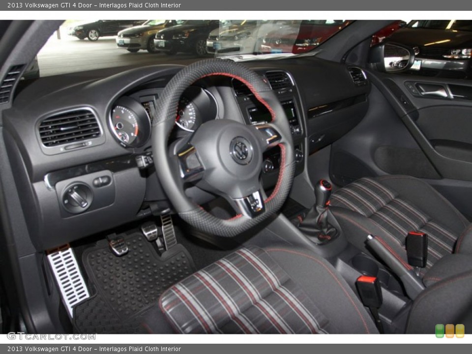 Interlagos Plaid Cloth Interior Photo for the 2013 Volkswagen GTI 4 Door #69540897