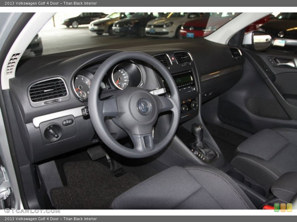 Titan Black Interior Photo for the 2013 Volkswagen Golf 4 Door #69541134