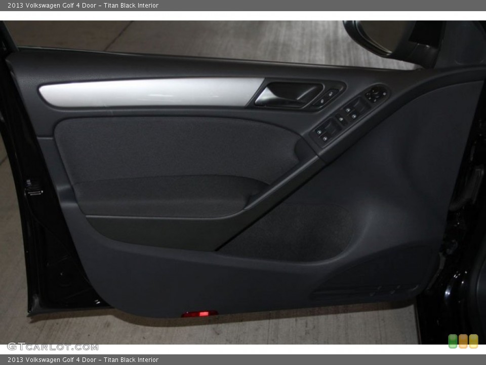 Titan Black Interior Door Panel for the 2013 Volkswagen Golf 4 Door #69541348