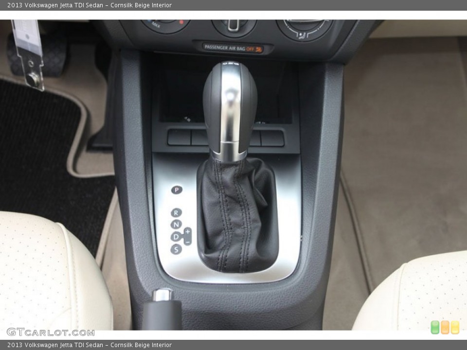 Cornsilk Beige Interior Transmission for the 2013 Volkswagen Jetta TDI Sedan #69542584