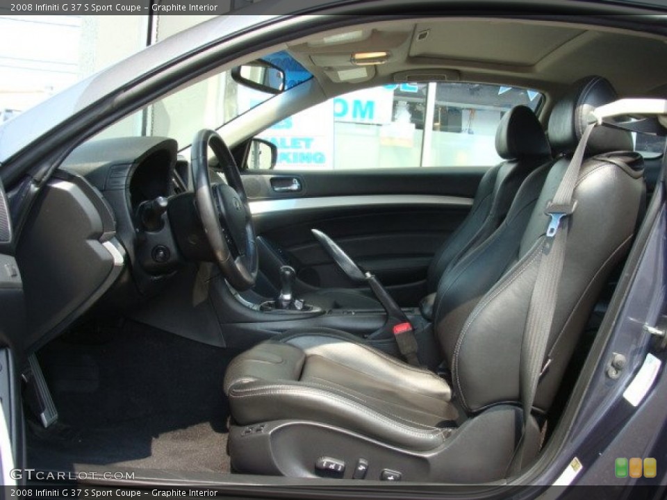 Graphite Interior Photo for the 2008 Infiniti G 37 S Sport Coupe #69543639