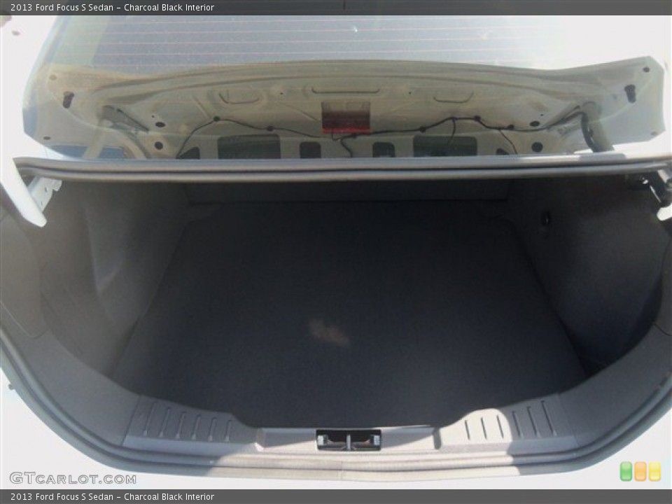 Charcoal Black Interior Trunk for the 2013 Ford Focus S Sedan #69545325