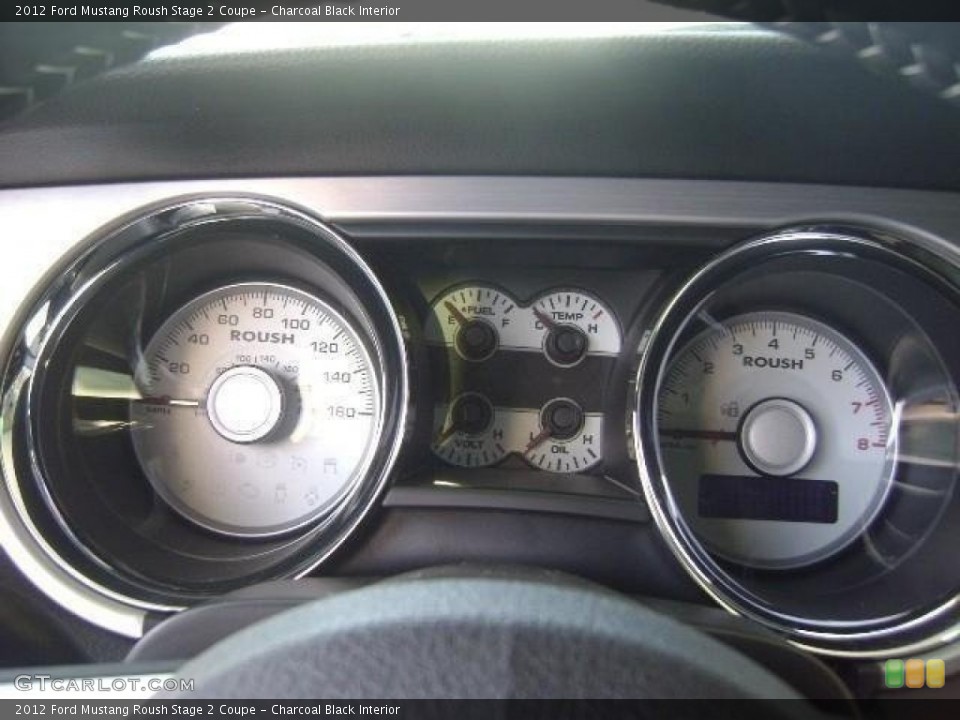 Charcoal Black Interior Gauges for the 2012 Ford Mustang Roush Stage 2 Coupe #69545763