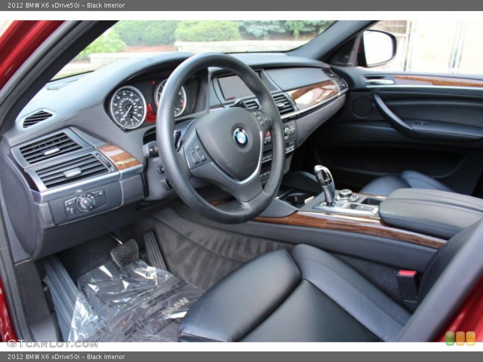 Black Interior Prime Interior for the 2012 BMW X6 xDrive50i #69545904