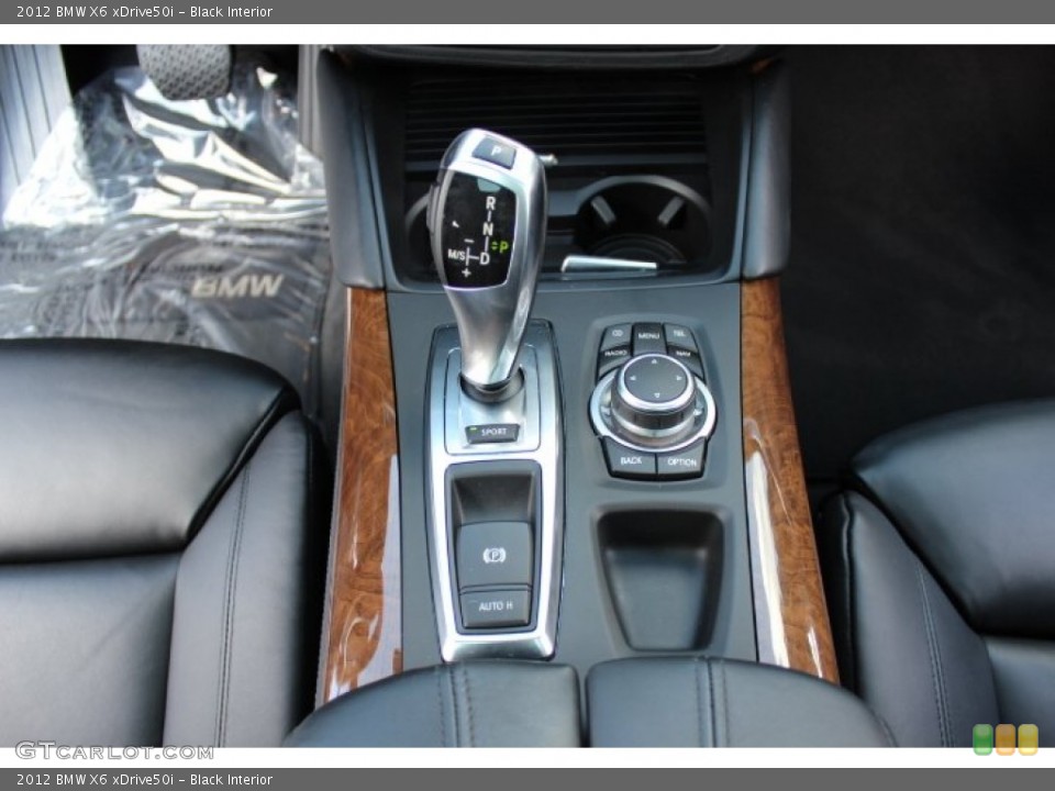 Black Interior Transmission for the 2012 BMW X6 xDrive50i #69545952