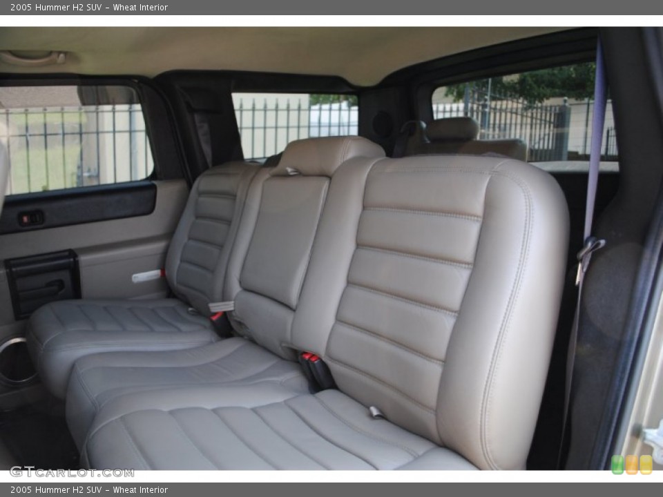 Wheat Interior Rear Seat for the 2005 Hummer H2 SUV #69549849