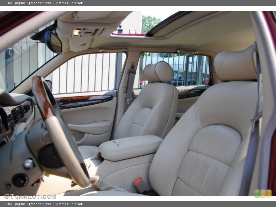 Oatmeal Interior Front Seat for the 2000 Jaguar XJ Vanden Plas #69551238