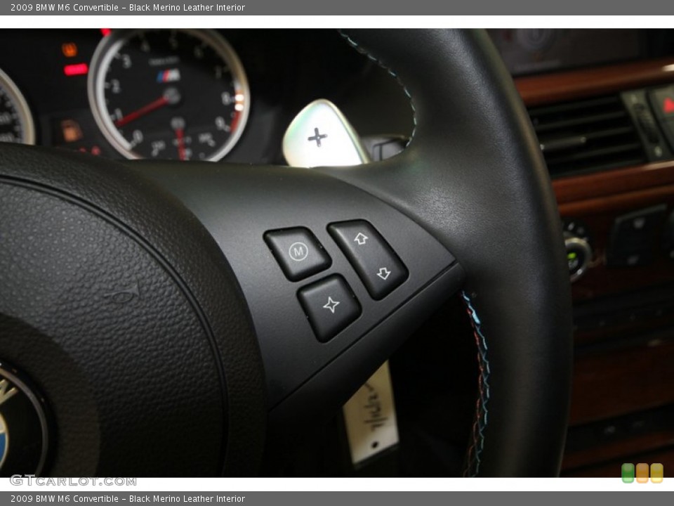 Black Merino Leather Interior Controls for the 2009 BMW M6 Convertible #69551469