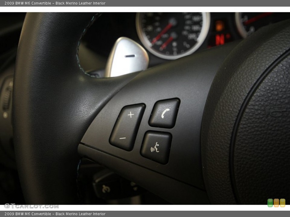 Black Merino Leather Interior Controls for the 2009 BMW M6 Convertible #69551478