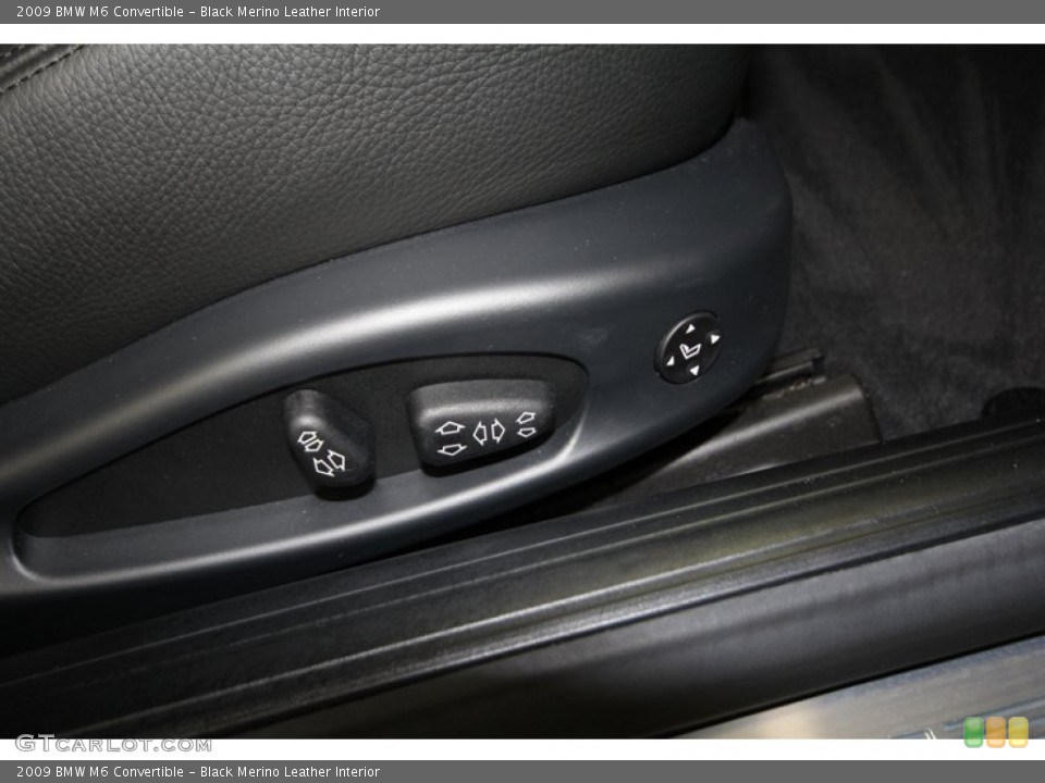 Black Merino Leather Interior Controls for the 2009 BMW M6 Convertible #69551529