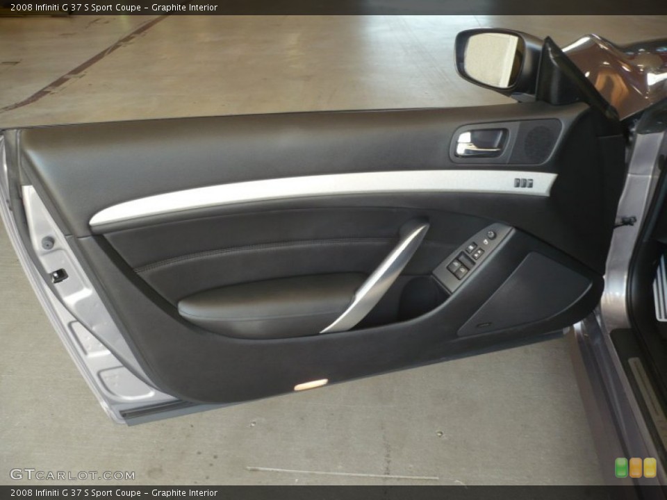 Graphite Interior Door Panel for the 2008 Infiniti G 37 S Sport Coupe #69553137