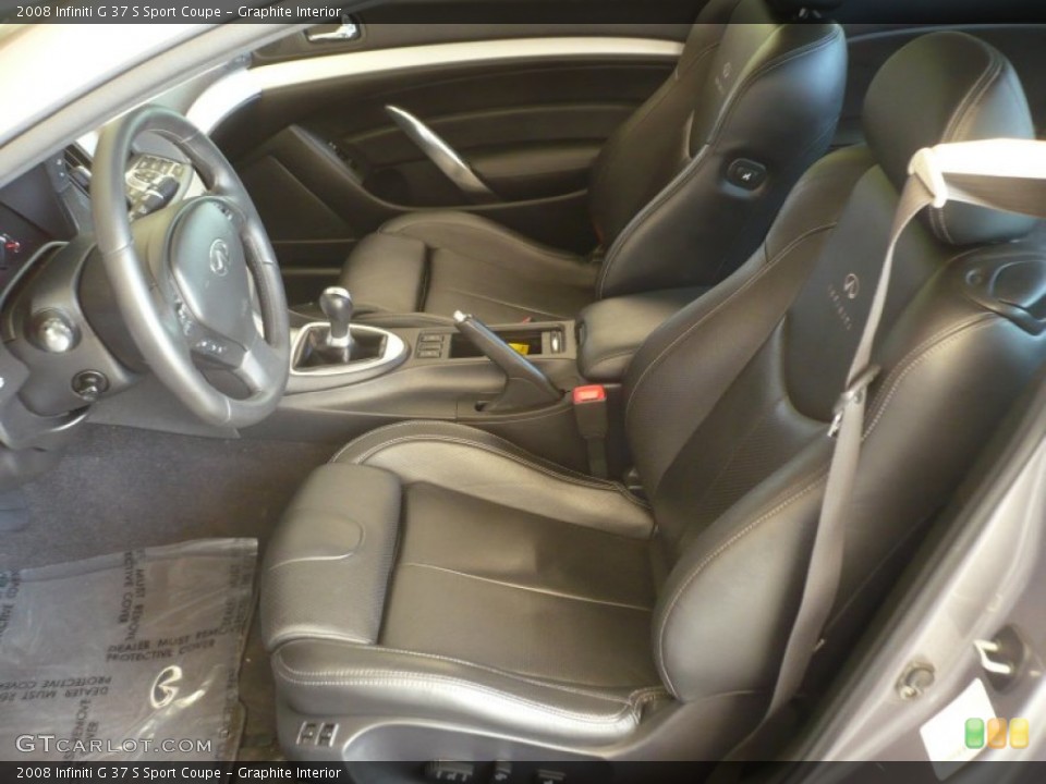 Graphite Interior Photo for the 2008 Infiniti G 37 S Sport Coupe #69553146