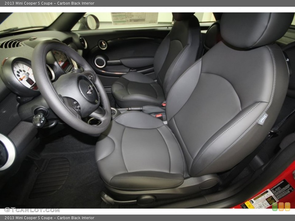 Carbon Black Interior Photo for the 2013 Mini Cooper S Coupe #69553404